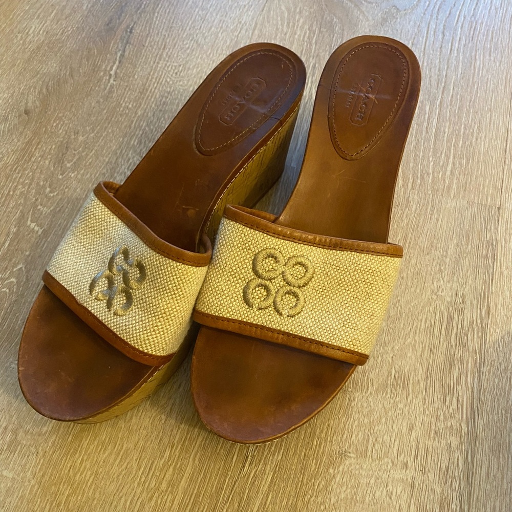 Coach wedges